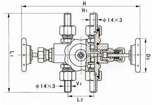 J23SA三阀组针型阀 产品型号和图片